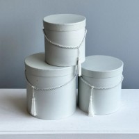 Набор коробок New World Tassel 3pcs White (HBS-6805)