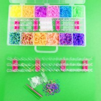 Set de realizare a bijuteriilor Chi Toys Loom Bands Set 2400pcs (35020ROB) imaginea #2 — magazin online Desire.md