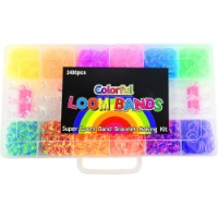 Set de realizare a bijuteriilor Chi Toys Loom Bands Set 2400pcs (35020ROB)