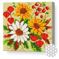 Mozaic cu diamante Art Gallery Premium Autumn Bouquet 20x20cm (BJ828)