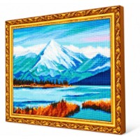 Mozaic cu diamante Art Gallery Premium Azure Mountains 40x50cm (GA82291)