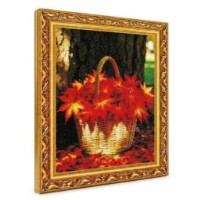 Mozaic cu diamante Art Gallery Premium Basket of Red Leaves 40x50cm (GA90545)