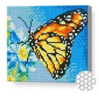 Mozaic cu diamante Art Gallery Premium Beautiful Butterfly 20x20cm (BJ1166)