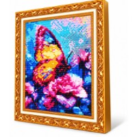 Mozaic cu diamante Art Gallery Premium Beautiful Butterfly 20x30cm (JS17533)