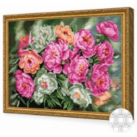 Mozaic cu diamante Art Gallery Premium Bouquet of Peonies 40x50cm (QB202844)