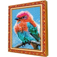 Mozaic cu diamante Art Gallery Premium Bright Bird 20x30cm (JS18123)
