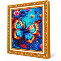 Mozaic cu diamante Art Gallery Premium Bright Butterfly 20x30cm (JS16902)