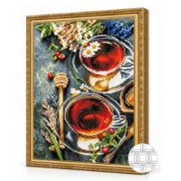 Алмазная мозаика Art Gallery Premium Chamomile Tea 40x50cm (QB204513)
