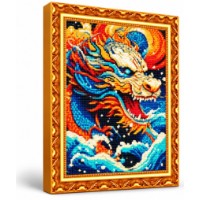 Mozaic cu diamante Art Gallery Premium Chinese Dragon 40x50cm (GA86415)