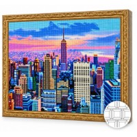 Mozaic cu diamante Art Gallery Premium Cityscape 40x50cm (QB203796)