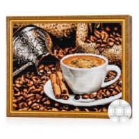 Mozaic cu diamante Art Gallery Premium Coffee and Cinnamon 40x50cm (QB204184)