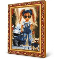Mozaic cu diamante Art Gallery Premium Cool Babe 40x50cm (GA90945)
