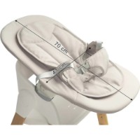 Scaun de masa Caretero Triplo Beige (7731) imaginea #7 — magazin online Desire.md