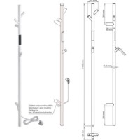 Полотенцесушитель Bemeta Vertex H1180 White 30W (704151014) фото №2 — интернет-магазин Desire.md