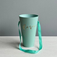 Cutie New World Vase Love Mint (W3873)