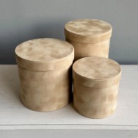 Набор коробок New World Velvet 3pcs Beige (W7227)