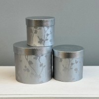 Набор коробок New World Winter Flower Box 3pcs Silver (YS1817-29)