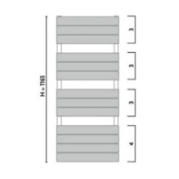 Uscător de prosoape Gorgiel Altus VA AVA 115/50 Graphit matt 06 (11) imaginea #3 — magazin online Desire.md