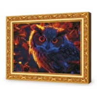 Mozaic cu diamante Art Gallery Premium Curious Little Owl 40x50cm (GA89322)
