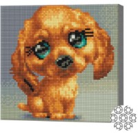 Mozaic cu diamante Art Gallery Premium Cute Dog 20x20cm (BJ1161)