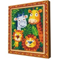 Mozaic cu diamante Art Gallery Premium Cute Little Animals 20x30cm (JS18135)