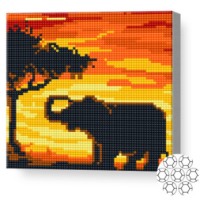 Mozaic cu diamante Art Gallery Premium Elephant in The Savannah 20x20cm (BJ471)