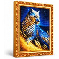 Mozaic cu diamante Art Gallery Premium Fantastic Leopard 40x50cm (GA86157)