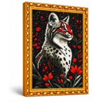 Mozaic cu diamante Art Gallery Premium Fantastic Ocelot 30x40cm (GB89802)
