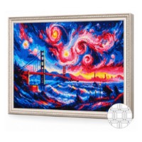 Mozaic cu diamante Art Gallery Premium Fantastic Sky 40x50cm (QB206607)