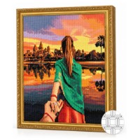 Mozaic cu diamante Art Gallery Premium Follow Me to Thailand 40x50cm (QB204493)