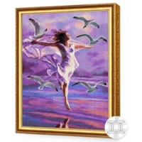 Mozaic cu diamante Art Gallery Premium Freedom in Flight 40x50cm (QB205807)