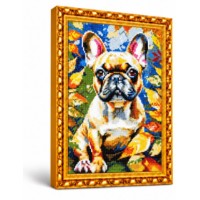 Mozaic cu diamante Art Gallery Premium French Bulldog 30x40cm (GB89940)