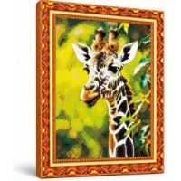 Mozaic cu diamante Art Gallery Premium Giraffe 40x50cm (GA88781)
