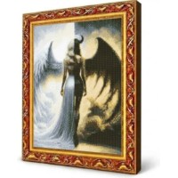 Mozaic cu diamante Art Gallery Premium Half Angel Half Demon 40x50cm (GA89933)