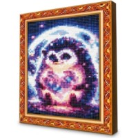 Mozaic cu diamante Art Gallery Premium Hedgehog with a Magic Heart 20x30cm (JS19925)