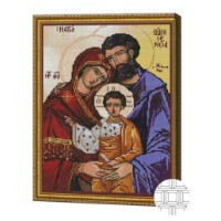 Mozaic cu diamante Art Gallery Premium Holy Family Icon 40x50cm (QB205802)