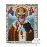 Mozaic cu diamante Art Gallery Premium Icon of Saint Nicholas 40x50cm (QB201025)