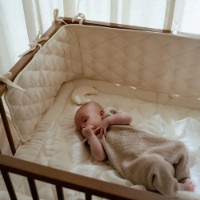 Protectie laterala pentru patut Little Dutch 28x180cm Pure Soft White (LD-TE20995003) imaginea #4 — magazin online Desire.md