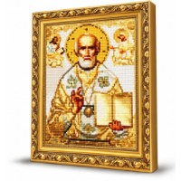 Mozaic cu diamante Art Gallery Premium Icon of Saint Nicholas the Wonderworker 30x40cm (GB87965)