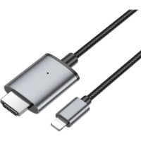 Кабель Hoco UA27 Lightning to HDTV Metal Gray фото №5 — интернет-магазин Desire.md