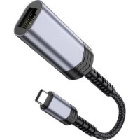 Adaptor Hoco UA26 Type-C Metal Gray imaginea #2 — magazin online Desire.md
