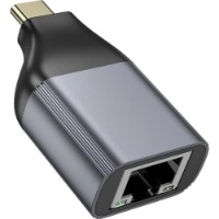 Adaptor Hoco UA35 Type-C to RJ45 Metal Grey imaginea #4 — magazin online Desire.md