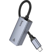 Переходник Hoco UA37 Type-C Metal Gray фото №3 — интернет-магазин Desire.md