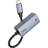 Переходник Hoco UA37 Type-C Metal Gray фото №4 — интернет-магазин Desire.md