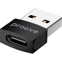 Adaptor Proove Type-C to USB Black (HBEX00012001)