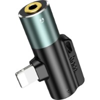 Разветвитель Hoco LS32 3.5mm Lightning Metal Gray