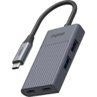 Разветвитель Rapoo UCH-4013 Grey (226496)