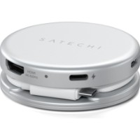 Multiplicator Satechi OntheGo 5-in-1 Multiport Silver (ST-POTG5S) imaginea #3 — magazin online Desire.md