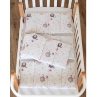 Бортики в кроватку Veres Baby Elephant Pink 3pcs (154.01.22) фото №4 — интернет-магазин Desire.md