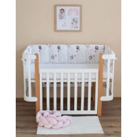 Бортики в кроватку Veres Baby Elephant Pink 3pcs (154.01.22) фото №6 — интернет-магазин Desire.md